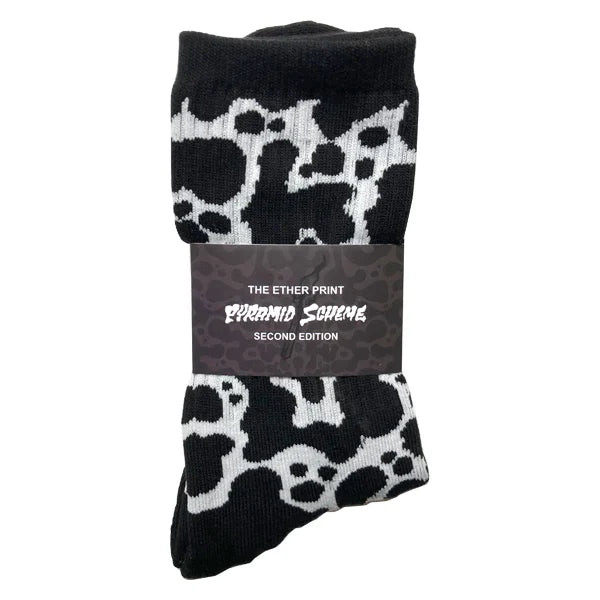 Pyramid Scheme- Ether Print Socks