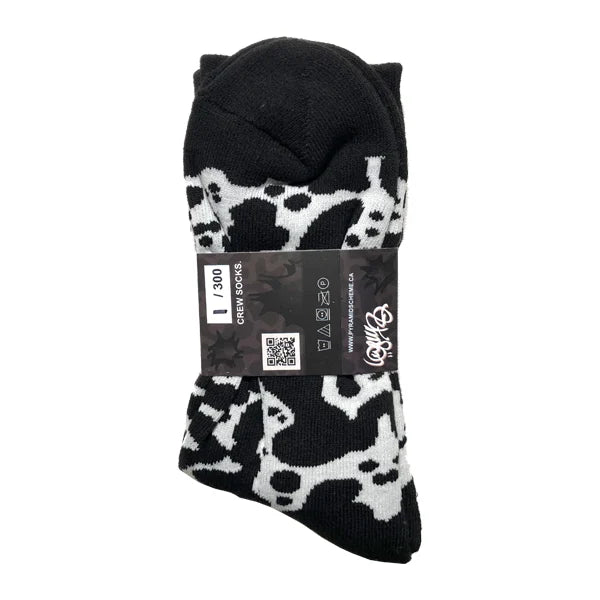 Pyramid Scheme- Ether Print Socks