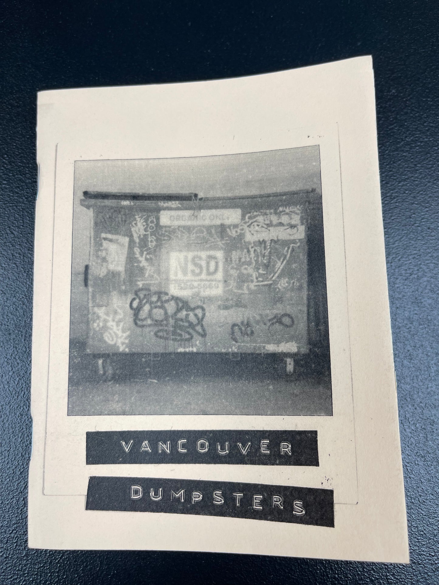 Vancouver Dumpster-Zine
