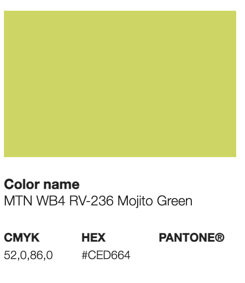 400 ML - MTN WATERBASE- MOJITO GREEN - 236