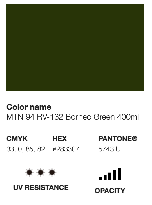 MTN 94 - BORNEO GREEN 132 - 400 ML