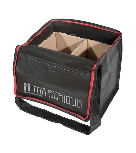 Mr. Serious 12 pack spray can bag
