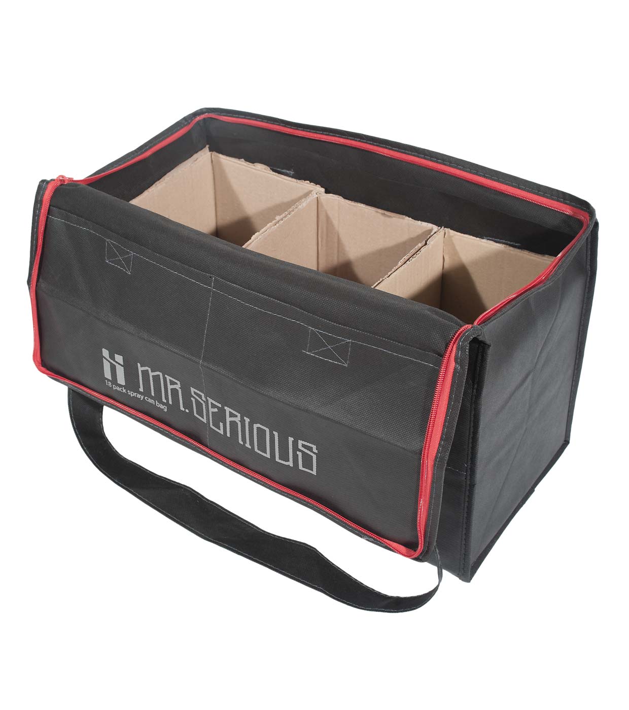 Mr. Serious 18 pack spray can bag