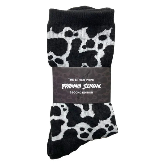 Pyramid Scheme- Ether Print Socks