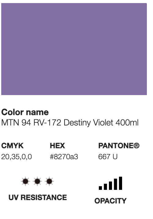 MTN 94-RV-172 Destiny Violet
