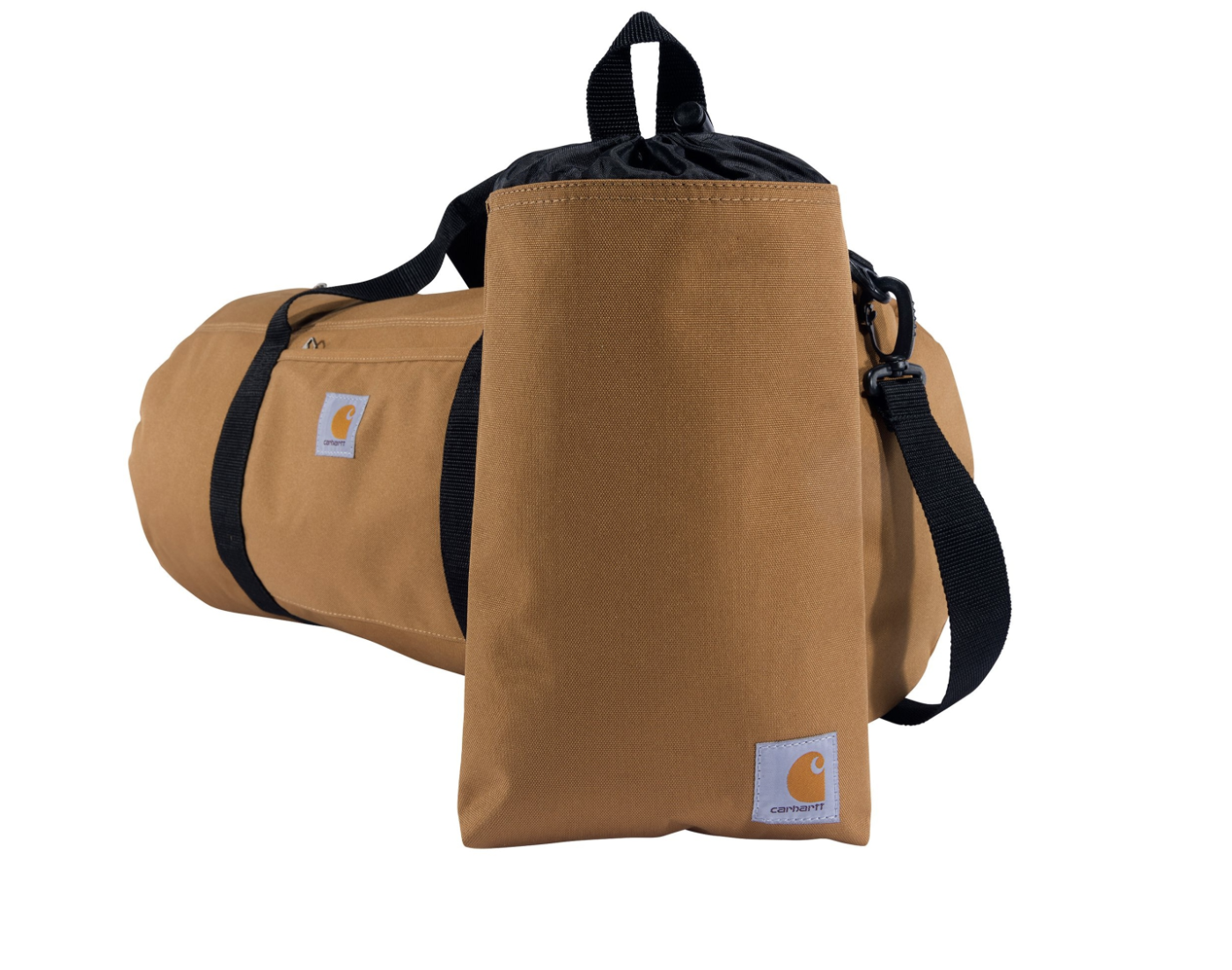 Carhartt Lightweight Rain Defender Water Repellent Duffel with Utility Pouch - Carhartt Brown