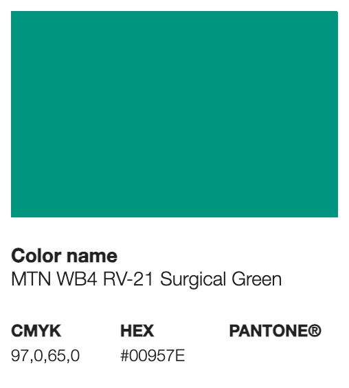 400 ML - MTN WATERBASE- SURGICAL GREEN -21