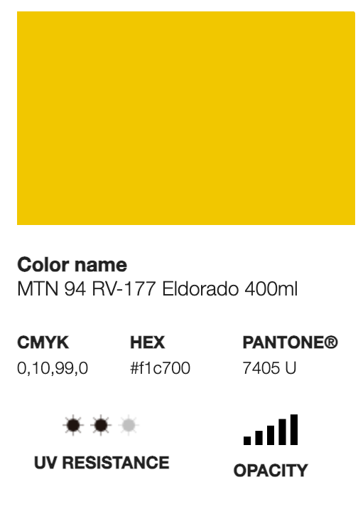 MTN 94- ELDORADO YELLOW RV-177