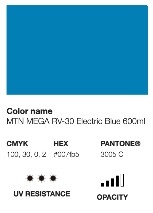 MTN-MEGA-600ML - ELECTRIC BLUE- RV-30